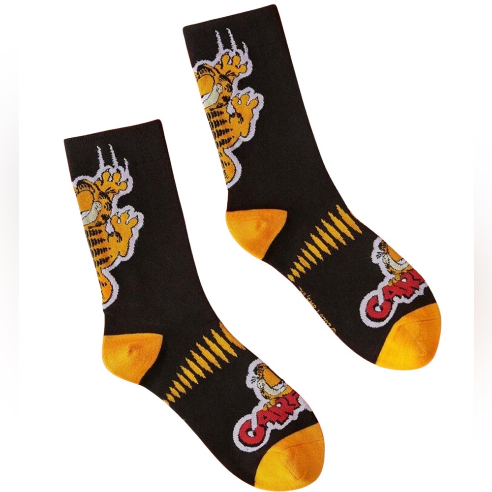 •Garfield • Graphic Unisex Novelty Crew Socks 3 for $21